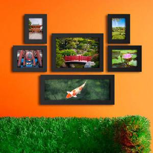 아트박스/꾸밈 cv269-연못과호숫가풍경_인테리어액자세트