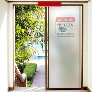 아트박스/꾸밈 ca672-CCTV촬영중_유리문시트지