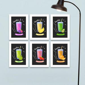 아트박스/꾸밈 cu433-6가지맛생과일주스_액자세트