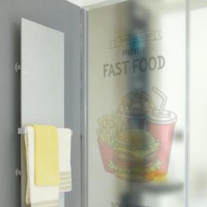 아트박스/꾸밈 ck849-패스트푸드_유리문시트지