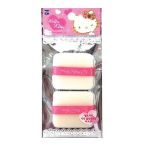 아트박스/엠제이씨 헬로키티 사각 압축후로킹퍼프 2P
