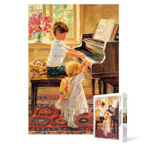 아트박스/퍼즐사랑 300피스 직소퍼즐 / 피아노 치는 남매