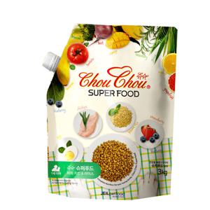 슈슈 슈퍼푸드 퍼피 치킨 3kg 애견사료 강아지사료
