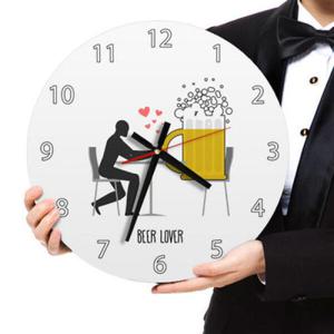 아트박스/꾸밈 ck640-아이러브비어_인테리어벽시계