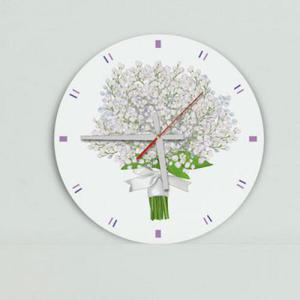 아트박스/꾸밈 ca470-안개꽃다발_인테리어벽시계