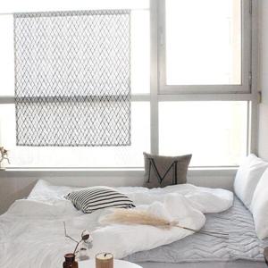 아트박스/모모제작소 블랙펄 북유럽 코튼 가리개커튼 104x123