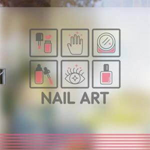 아트박스/낭만창고 dgse198-러블리 네일 픽토그램-반투명시트지