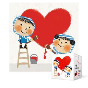 아트박스/퍼즐사랑 144피스 직소퍼즐 / 사랑 그리기 (미니)