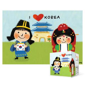 아트박스/퍼즐사랑 108피스 직소퍼즐 / 신랑 각시 (미니)