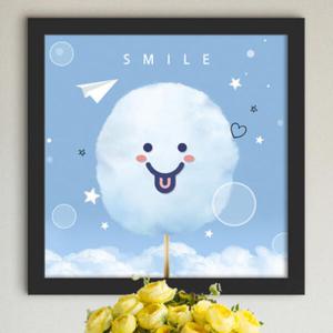 아트박스/꾸밈 ct087-우리모두스마일_인테리어액자