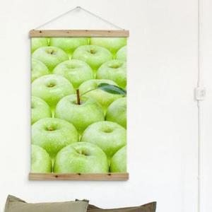 아트박스/꾸밈 th049-우드스크롤_60CmX90Cm-초록풋사과