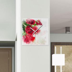 아트박스/꾸밈 ck632-장미꽃송이_인테리어벽시계