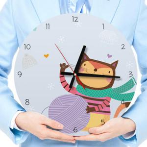 아트박스/꾸밈 cg392-고양이_인테리어벽시계