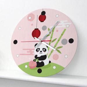 아트박스/꾸밈 ck642-아기팬더_인테리어벽시계