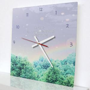 아트박스/꾸밈 cg428-언제나희망이필요해_인테리어벽시계