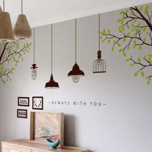 아트박스/꾸밈 cm989-모던전등과액자_그래픽스티커