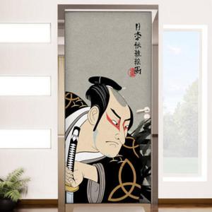 아트박스/꾸밈 ik573-일본사무라이2_현관문시트지