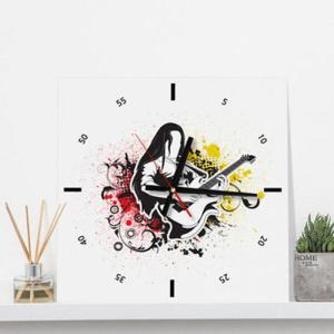 아트박스/꾸밈 ck669-열정의기타리스트_인테리어벽시계