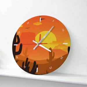 아트박스/꾸밈 ck635-사막한가운데_인테리어벽시계