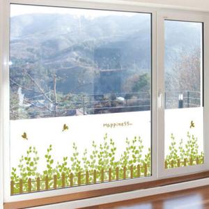 아트박스/꾸밈 ic385-행복한수풀속울타리_불투명유리시트