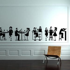 아트박스/꾸밈 ch947-술먹는사람들일러스트_그래픽스티커