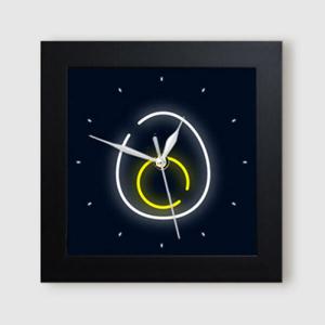 아트박스/꾸밈 it475-간식네온아이콘_미니액자벽시계