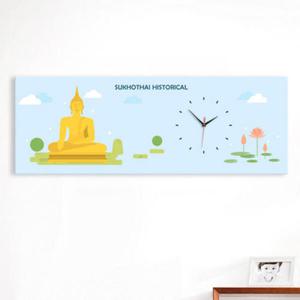 아트박스/꾸밈 ct131-태국여행_대형노프레임벽시계