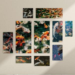 아트박스/꾸밈 pf079-멀티액자_풍수잉어가득재물도가득