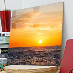 아트박스/꾸밈 ia916-아크릴액자_강릉해변의일출(중형)