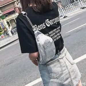 아트박스/홀리지 글리 스팽글 크로스백 힙색