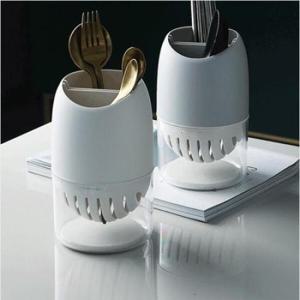 아트박스/와인앤쿡 모던 규조토 물빠짐 수저통 1개(색상랜덤)