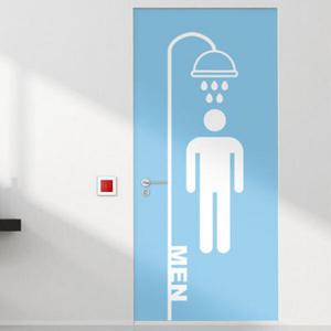 아트박스/꾸밈 ie617-파스텔샤워룸_현관문시트지