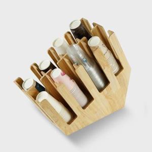 아트박스/디자인엔씨 원목 8구컵 디스펜서