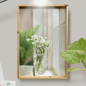 아트박스/꾸밈 ig410-우드프레임액자_창가의꽃