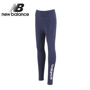 뉴발란스 여성 하이웨스트 워터 레터 레깅스(NBNS92W772-59)_네이비