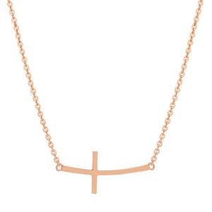 [더스톤즈] 14K 가로 십자가 목걸이