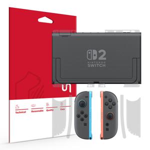 닌텐도 스위치2 본체 후면+조이콘2 무광 외부보호필름 2매