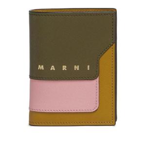 25 FW 마르니 컬러 블록 레더 지갑 PFMOQ14U28LV520 TP438992206