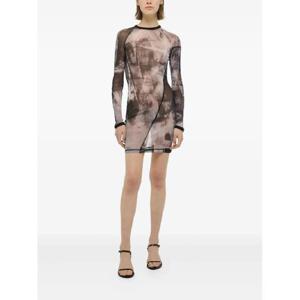 25 FW 헬무트랭 긴소매 프린트 미니 드레스 P02HW603A0P TP438991049