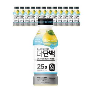 [빙그레]빙그레 더단백 워터프로틴 PET 백자몽 400ml 12입