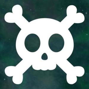 아트박스/리틀메테오 자동차 데코 스티커 LMCD-004 해골1