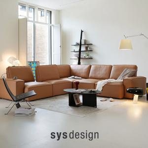 [11.24-30 GS블랙위크세일][시스디자인] 하운드 스윙 천연면피가죽 6인 코너형 모듈 소파