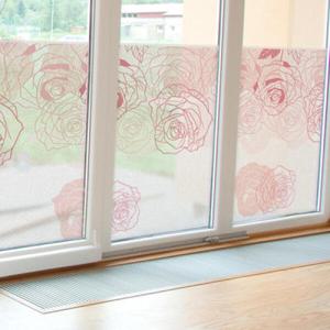 아트박스/꾸밈 cj160-러블리장미패턴_글라스시트지_글라스시트지