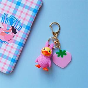 아트박스/올패턴 토이 키링-딸기 래빗덕