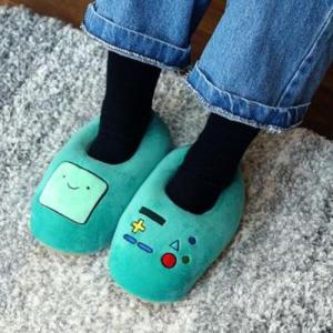 아트박스/하라홈 어드벤처타임 비모 극세사 실내화 거실화 덧신