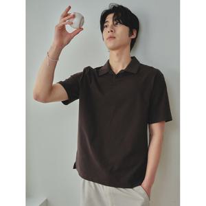 [폴햄] 남 변형와플 반팔 카라티  PHF2TT1550