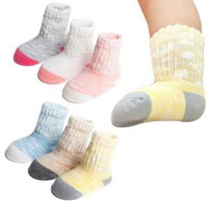 아트박스/엠케이 심플 유아 니트양말 3종세트 (0-3세) 400019