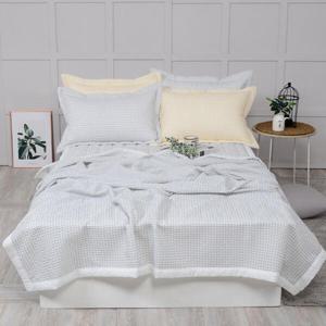 아트박스/르헤브 썸머체크 시어서커 홑이불 패드세트 (SS/싱글)