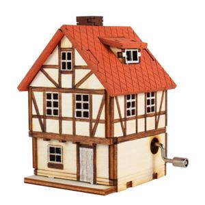 아트박스/퍼즐사랑 오르골 목재 입체퍼즐 - 영공방 독일집(수동)