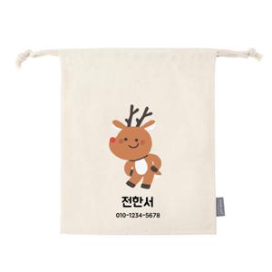 아트박스/디자인아지트 [주문제작]스트링 파우치 크리스마스